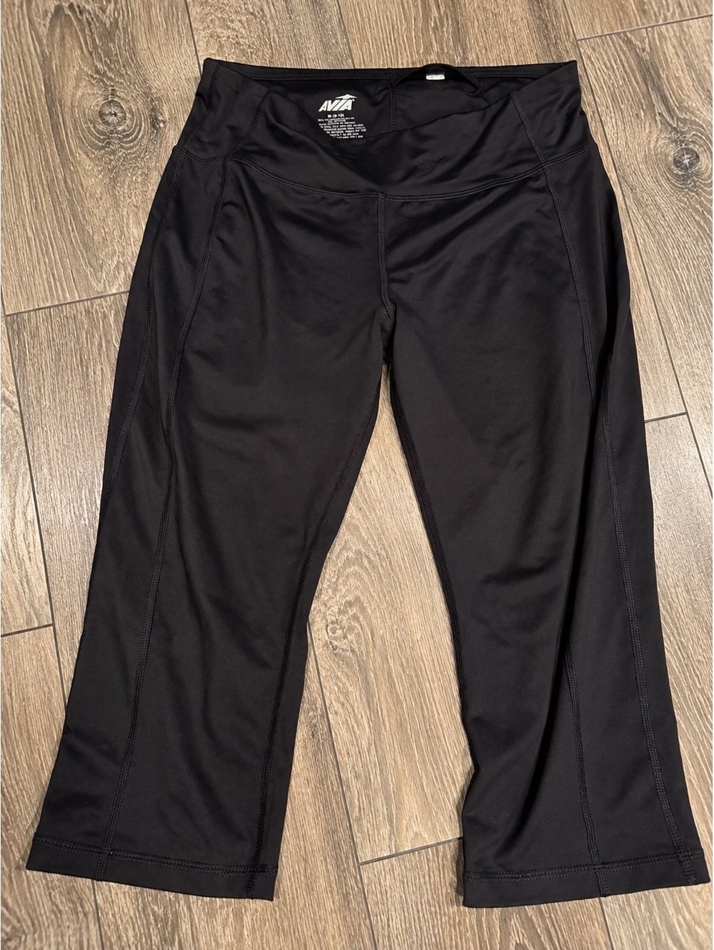 Avia Womens Black Capri Workout Pants Size M (8-10)